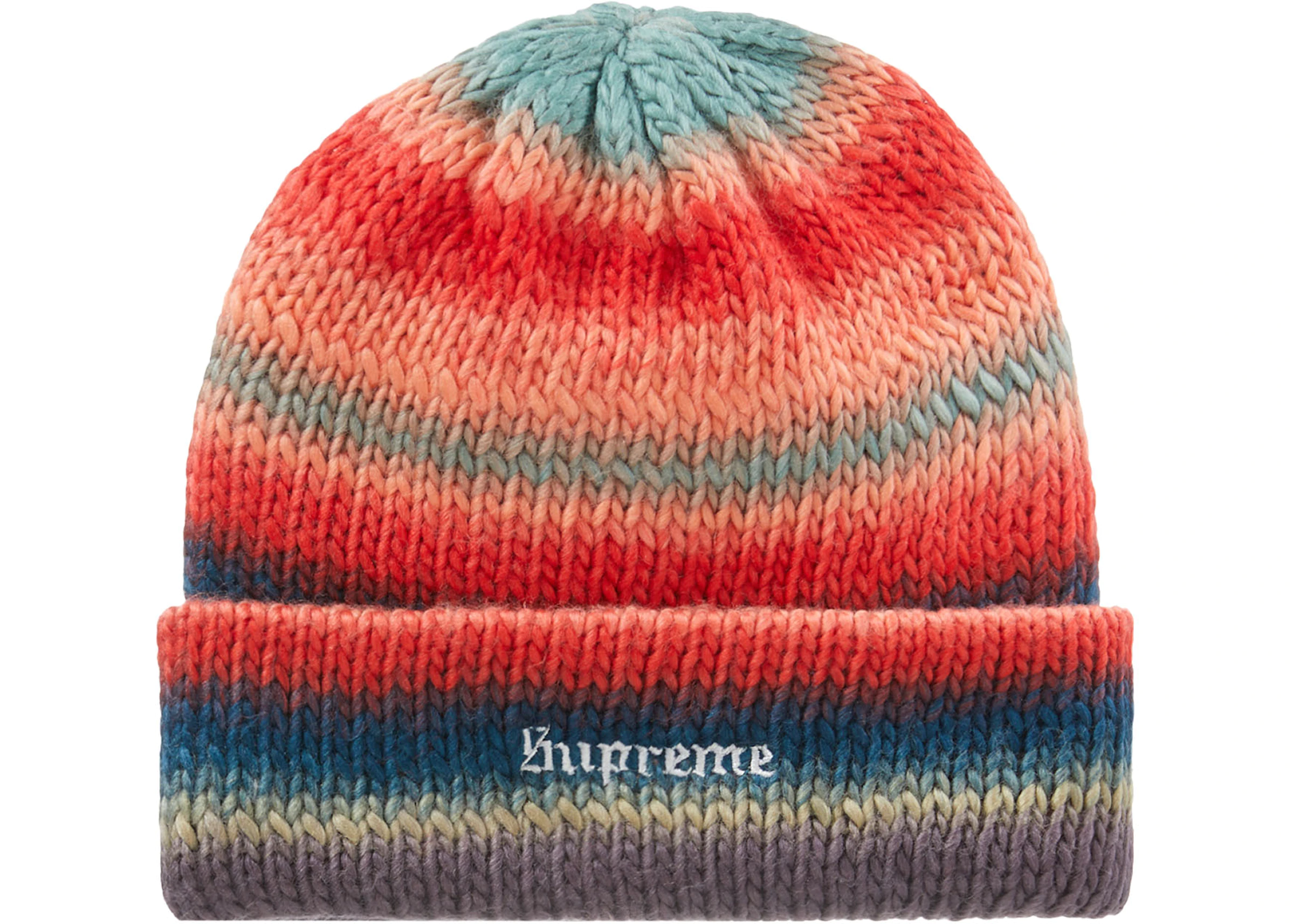 supreme ombre stripe beanieoldstussy